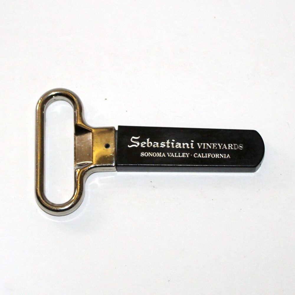 Sebastian Vineyards Cork Puller Sonoma Valley CA 2 prong wine vintage